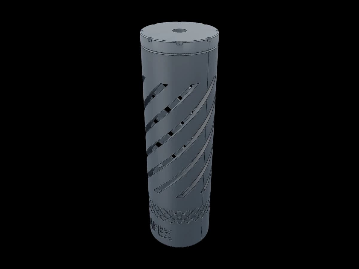 Hollow Threaded Cylinder