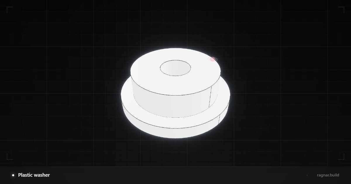 Plastic washer