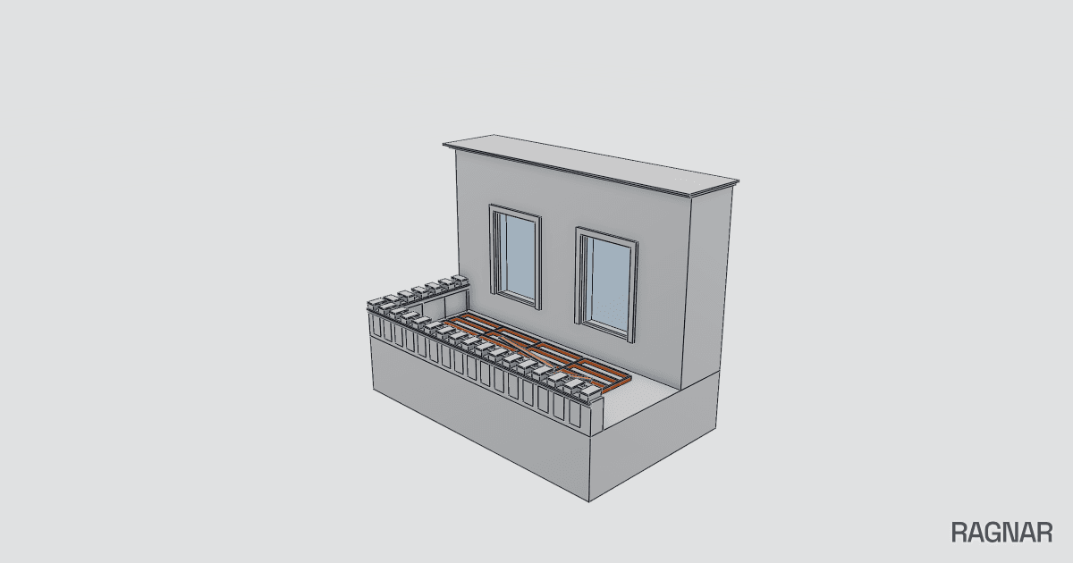 Modern Terrace Structure
