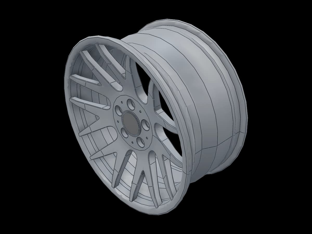 14-spoke alloy wheel