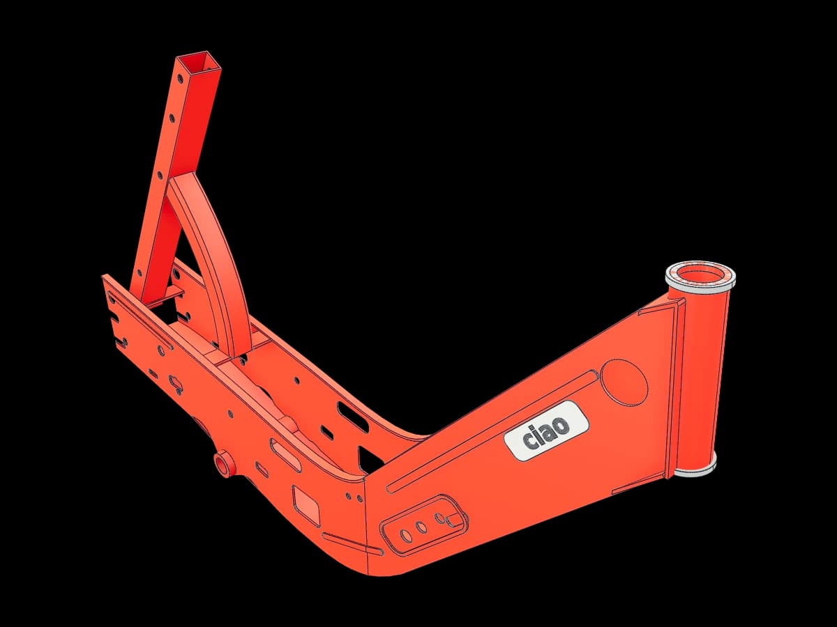 Moped Frame Display Model