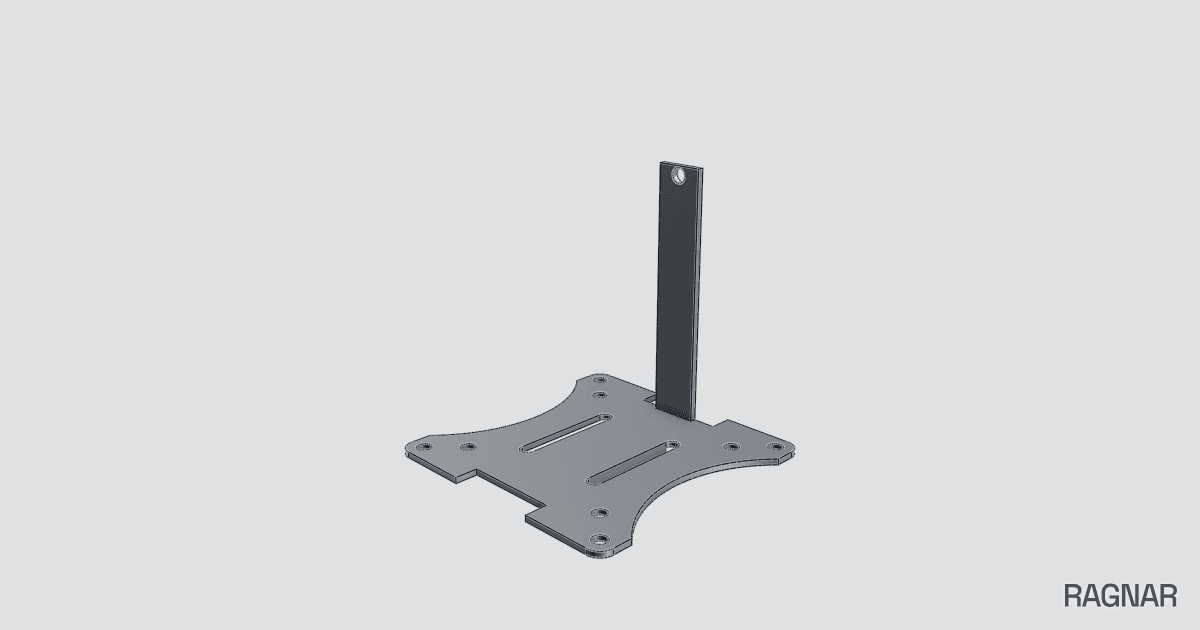 Square Flanged Part