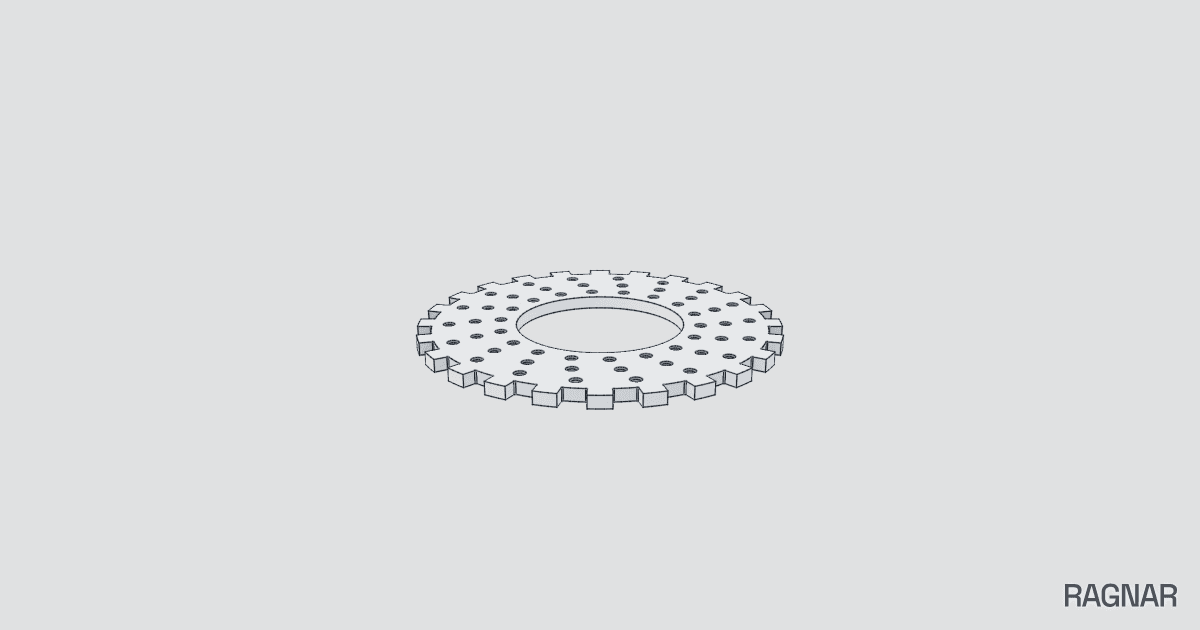 Toothed Disk Brake