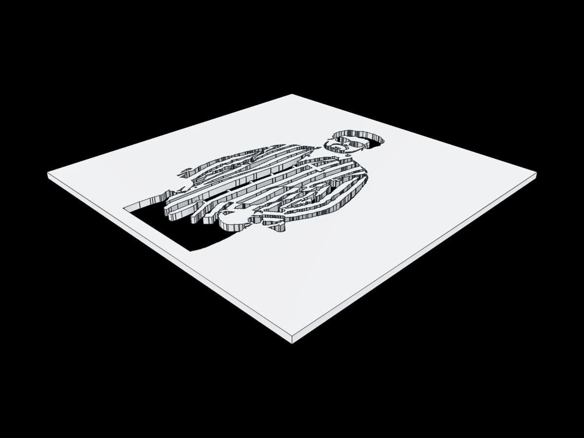 Square Stencil Plate