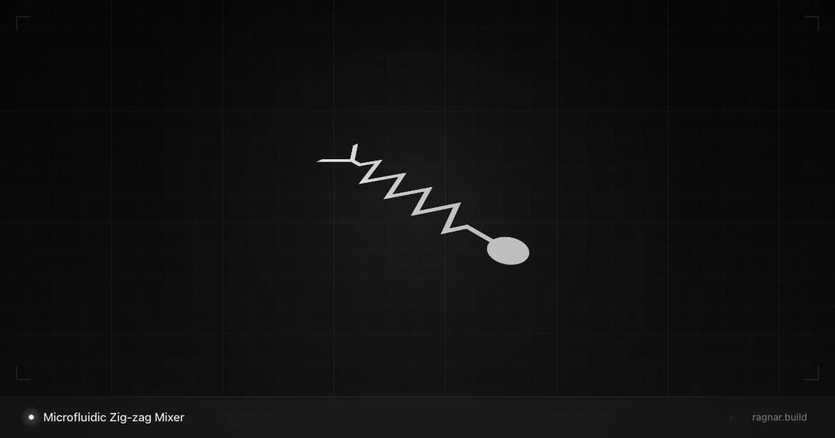 Microfluidic Zig-zag Mixer
