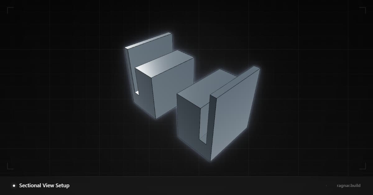 Sectional View Setup
