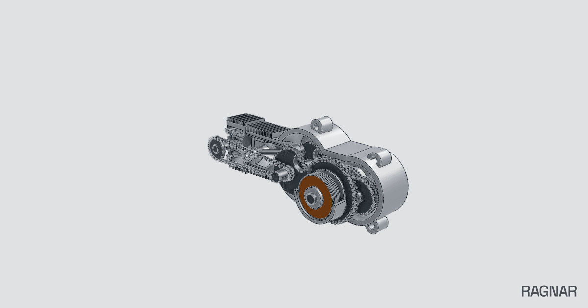 Motorcycle engine model