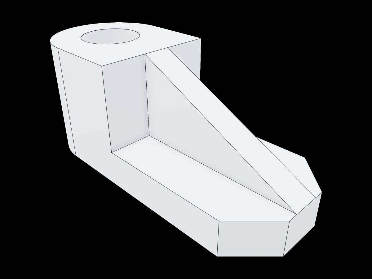 Chamfered Base Mounting Plate