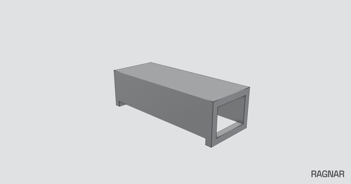 Offset hole base