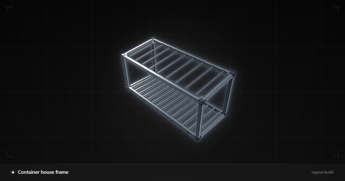 Container house frame