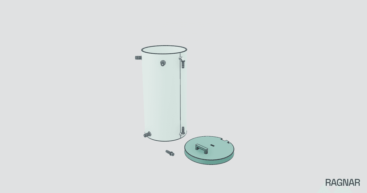 Cylindrical Greenhouse Tank