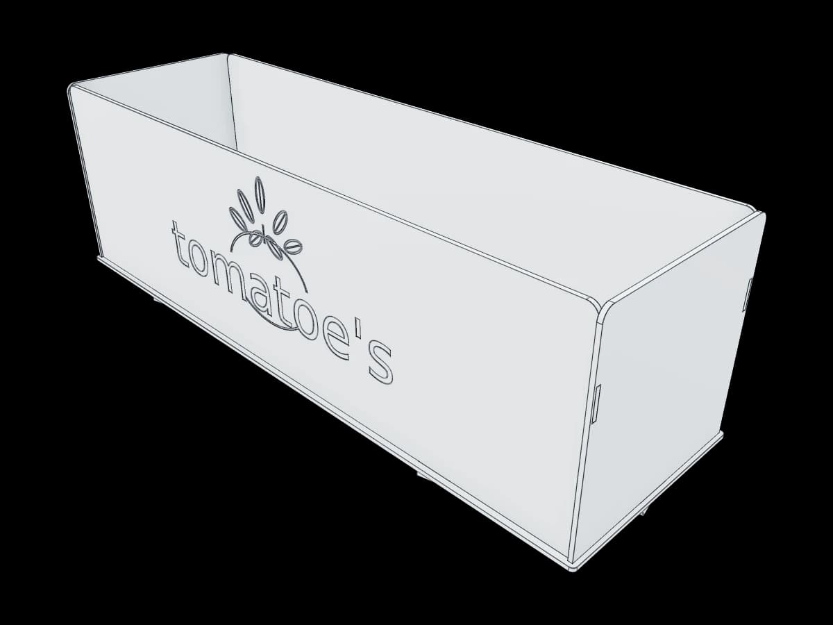 Steel napkin holder