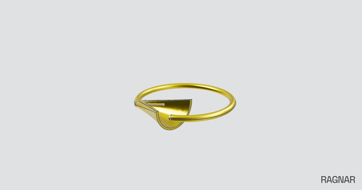 Calla flower cuff