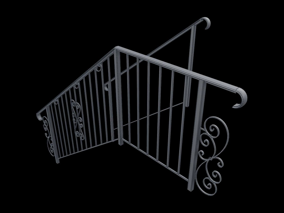 Wrought Iron Handrailings