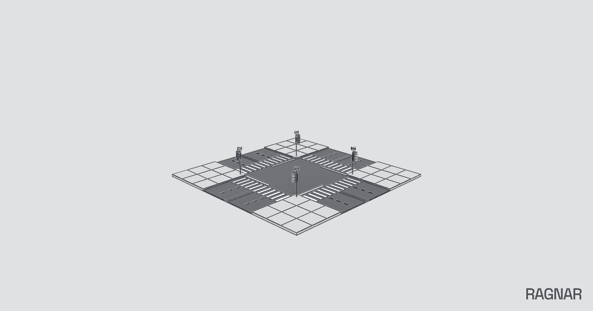 Signposted Road Intersection
