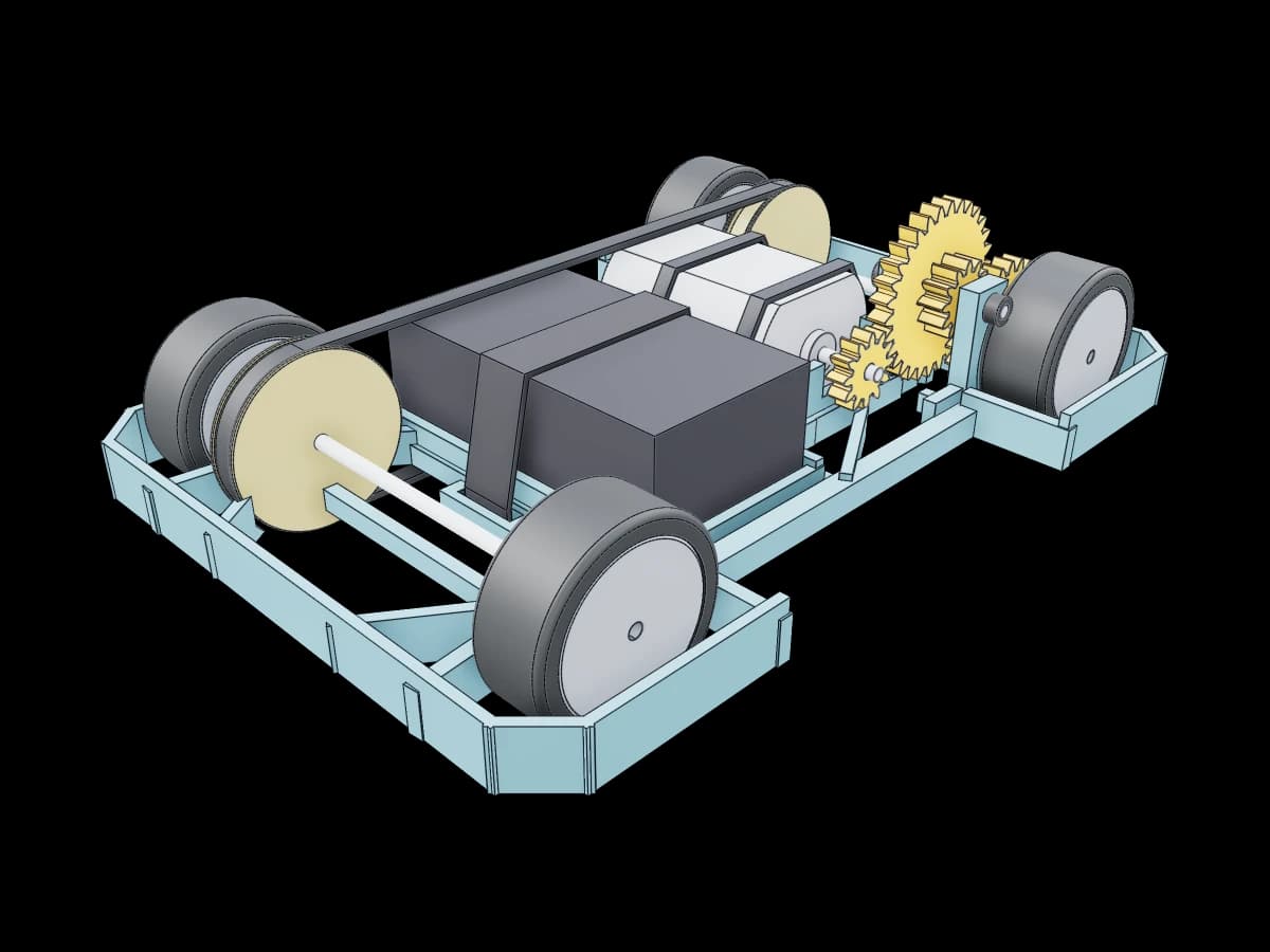 Open Frame Car