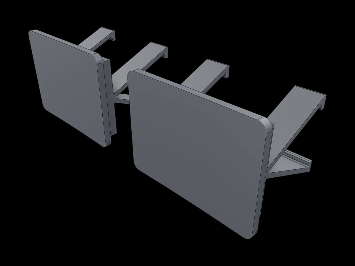 Monitor lightbar mount