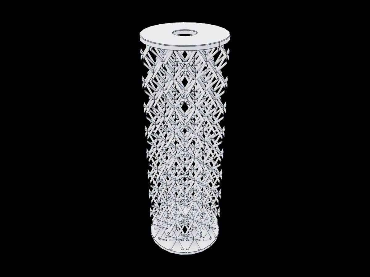 Cylinder Lattice Matrix