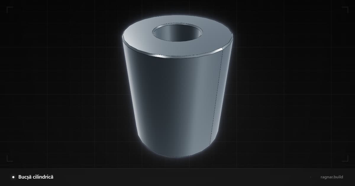 Cylindrical Steel Bushing