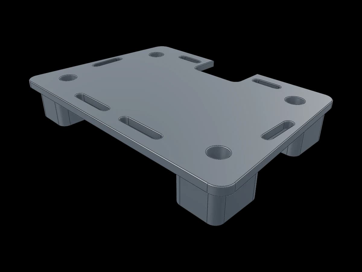 Flat Slotted Dash Mount