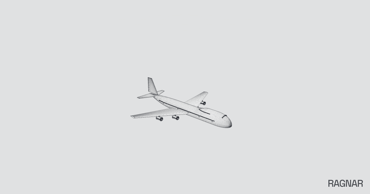 Boeing 747 airplane