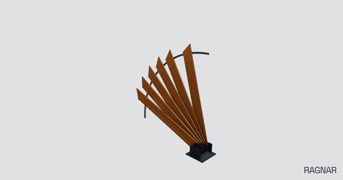 Folding Fan Gate