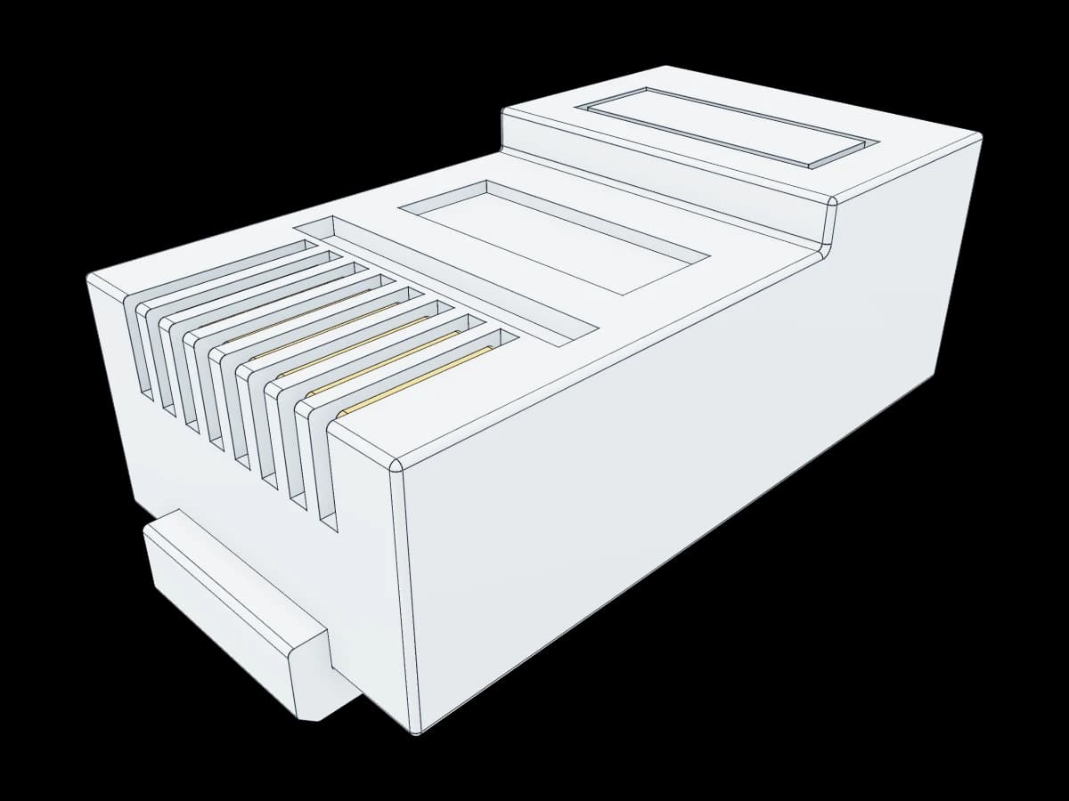 Standard RJ45 Plug