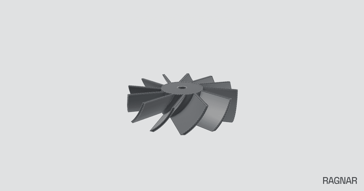12-Blade Fan Propeller