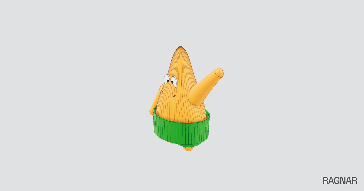 Stylized Character Figurine