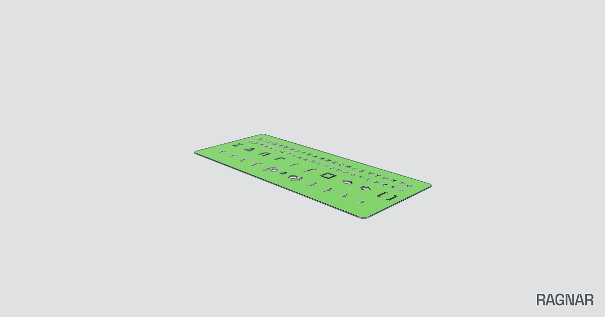 Mathematical Stencil