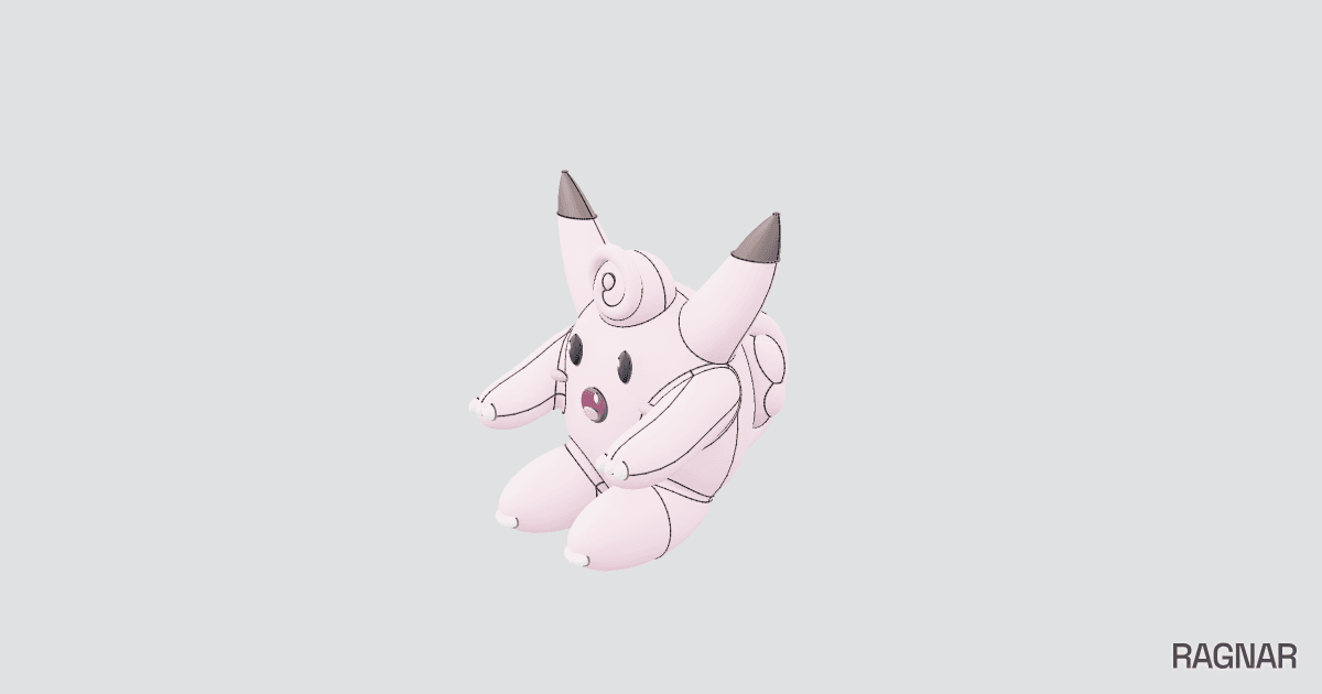 Pink Clefairy Model