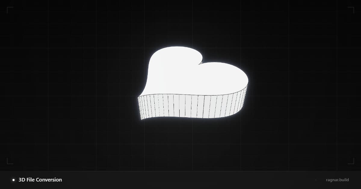 Extruded Heart Shape