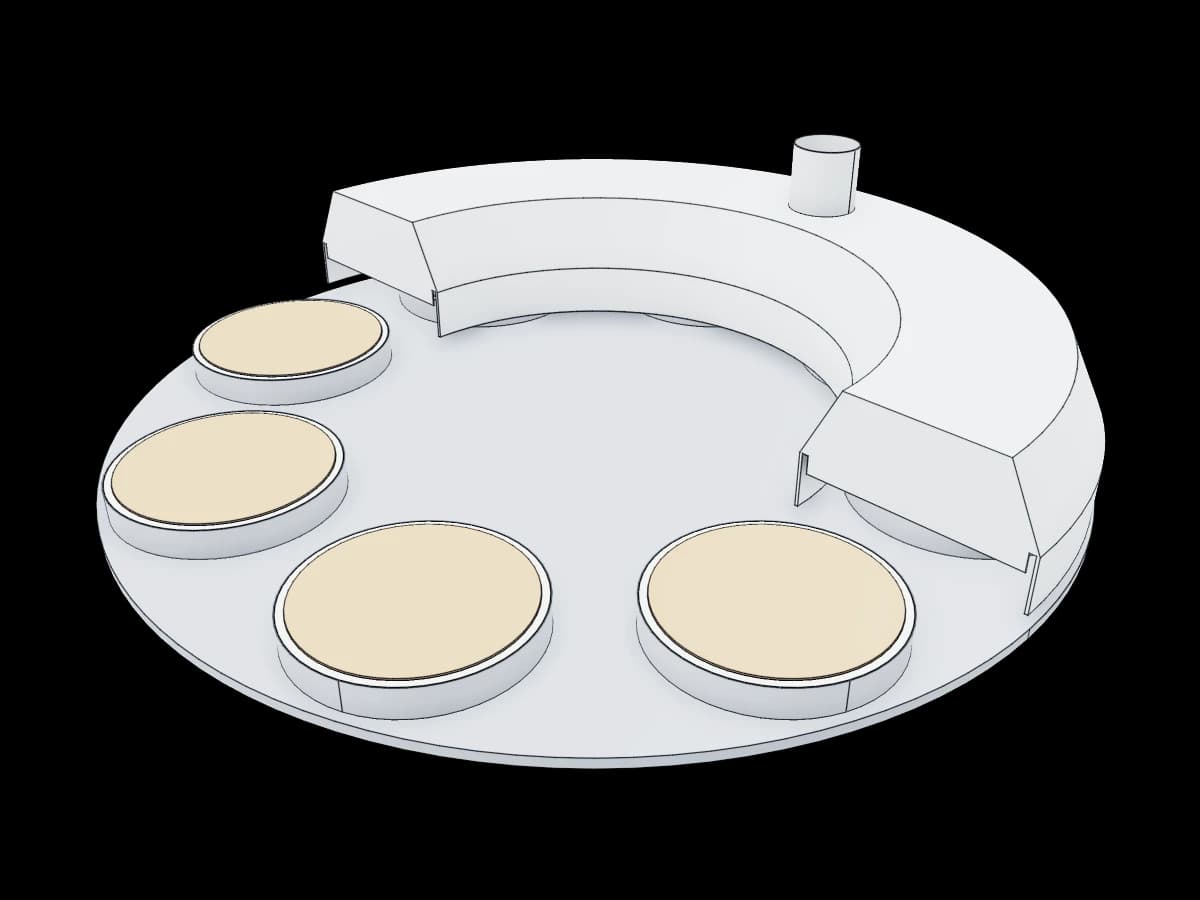 Continuous Injera Baking Machine