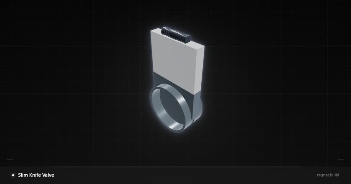 Slim Knife Valve
