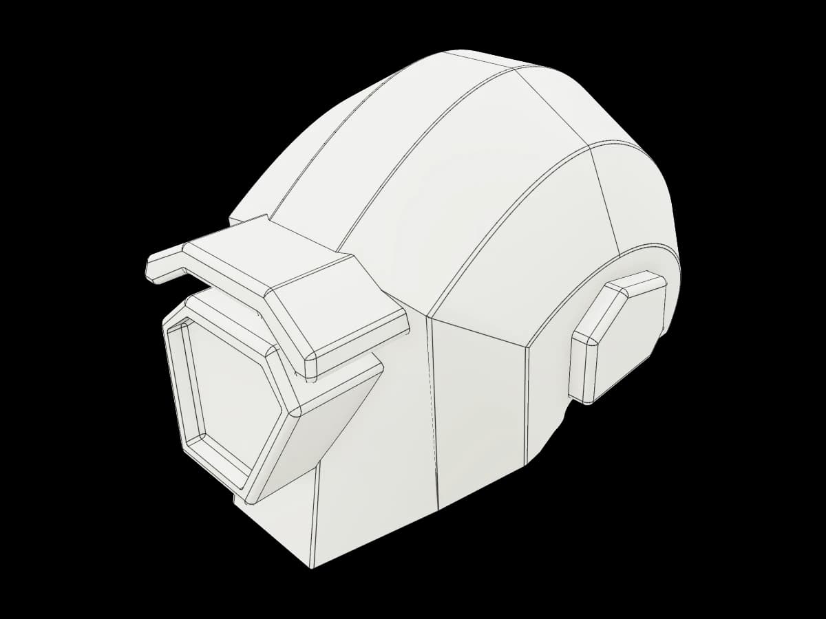 Miniature Helmet With Antennae