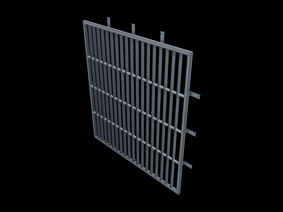 Steel Window Security Grille