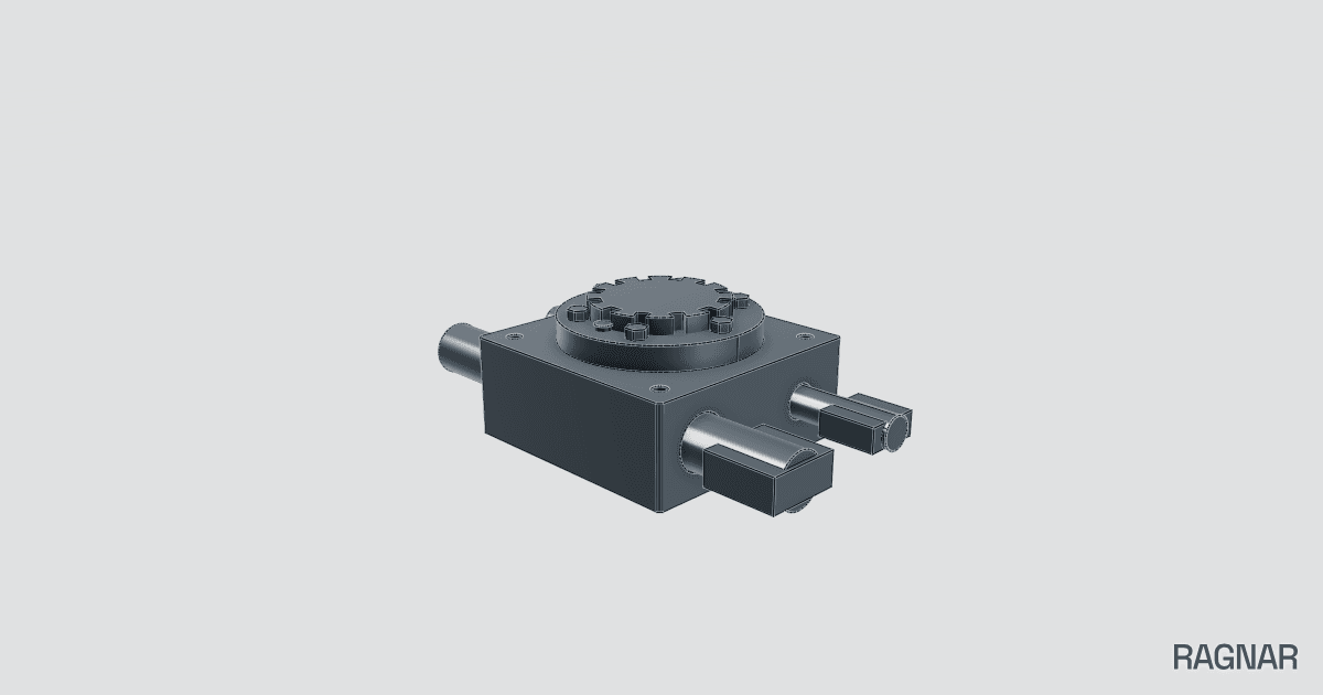 Round rack pinion