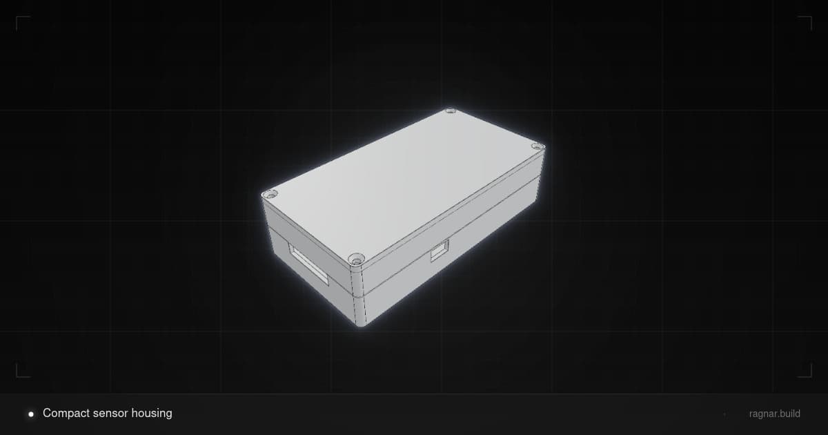 Compact sensor housing