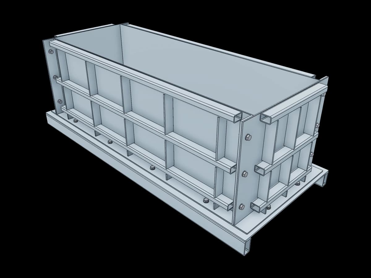 Steel Concrete Block Mold