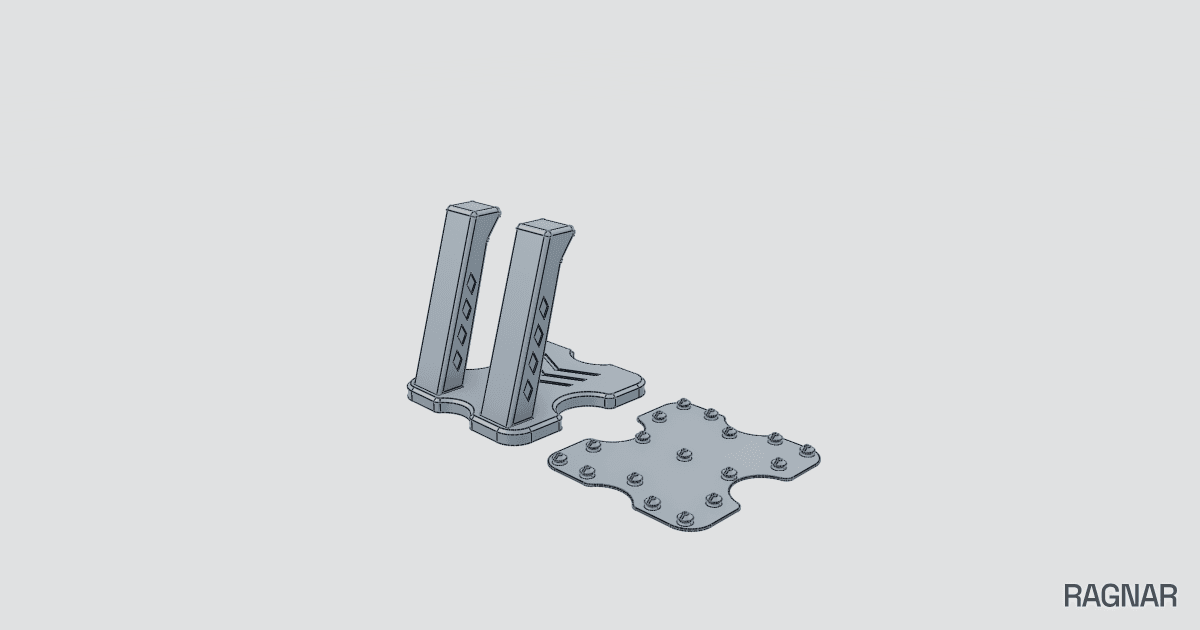 Magnetic controller mount