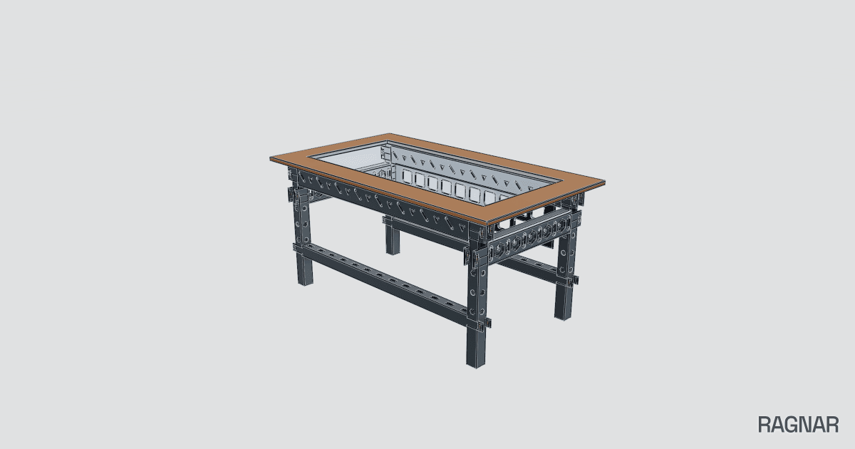 Laser Cut Desk