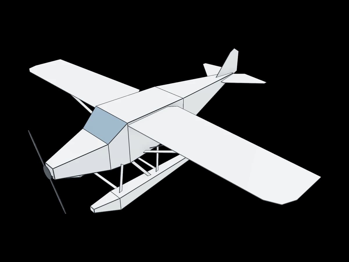 Low Poly Floatplane | Ragnar Gallery