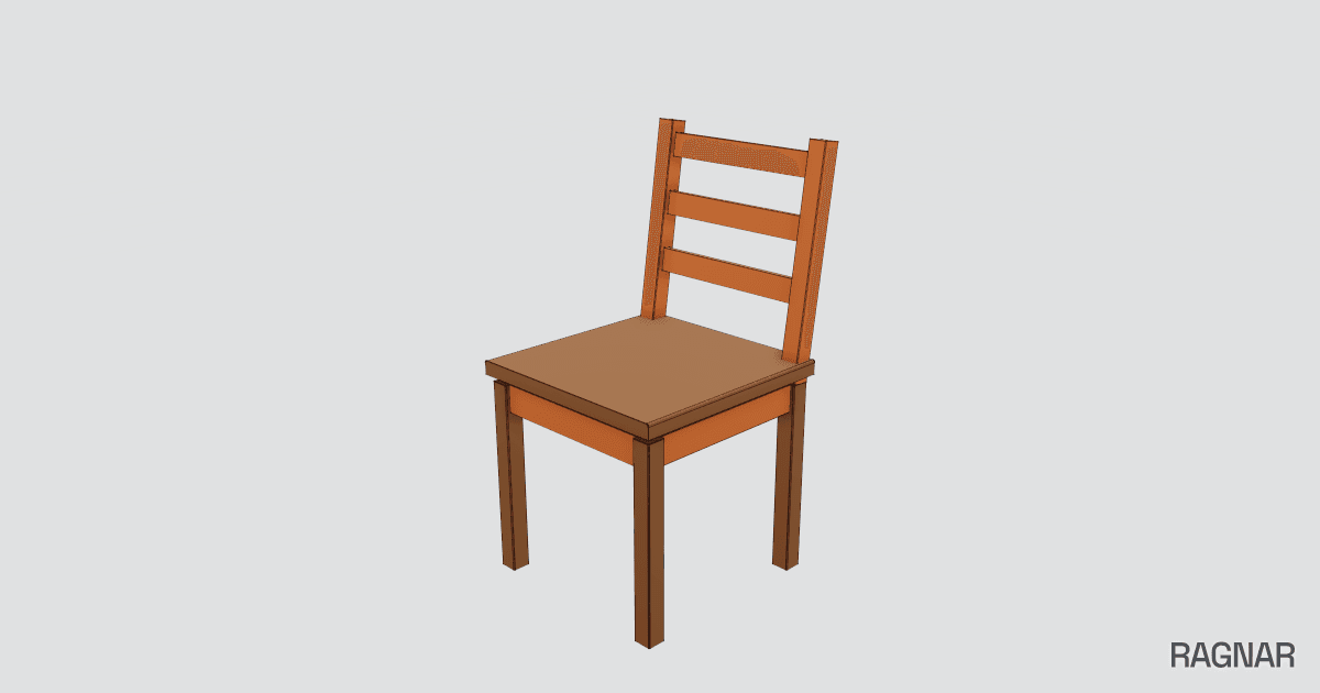 Wooden chair