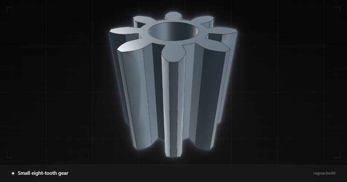 Small Steel Spur Gear