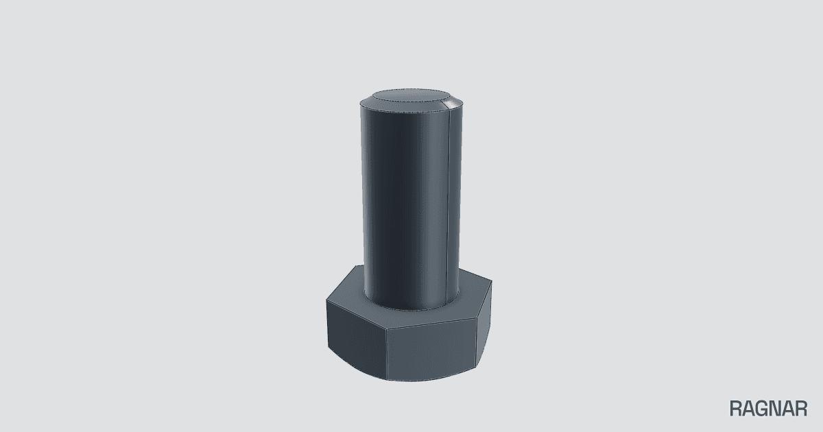 Metal metric screw