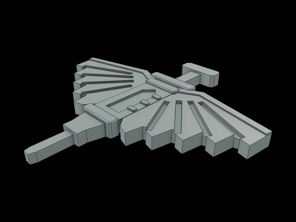 Gothic Winged Syringe Insignia