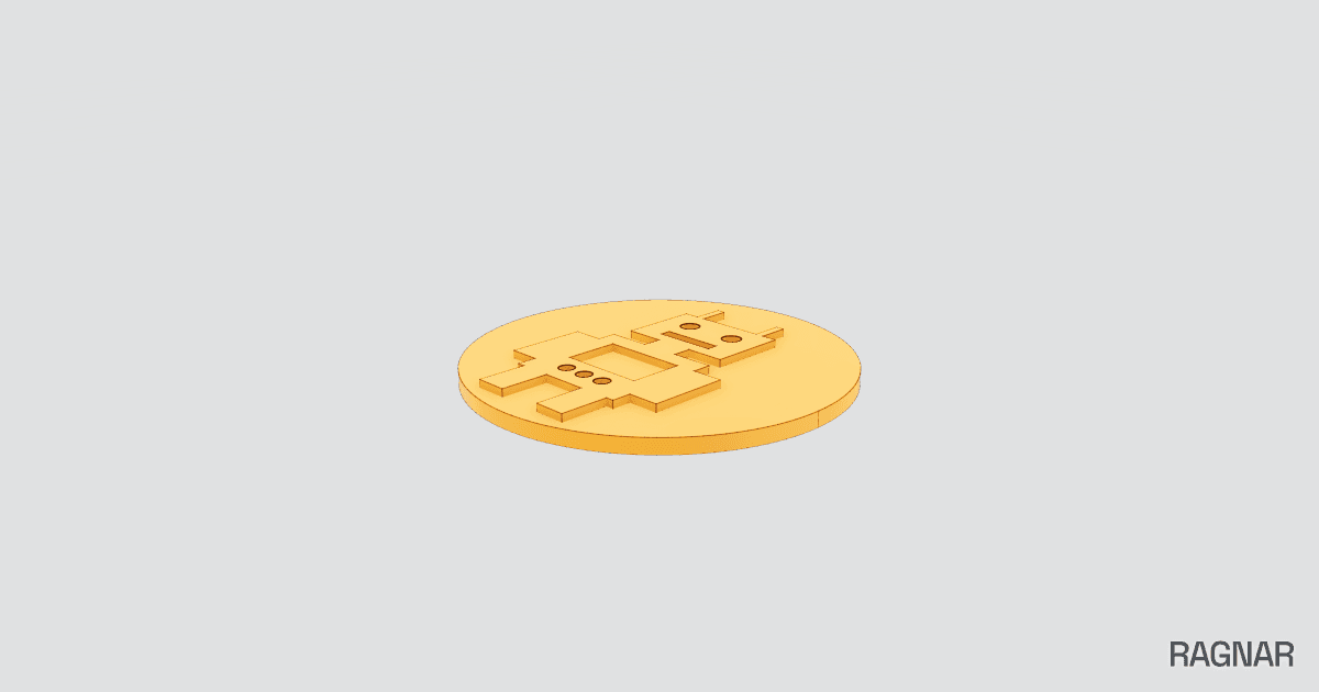 Embossed circular disc