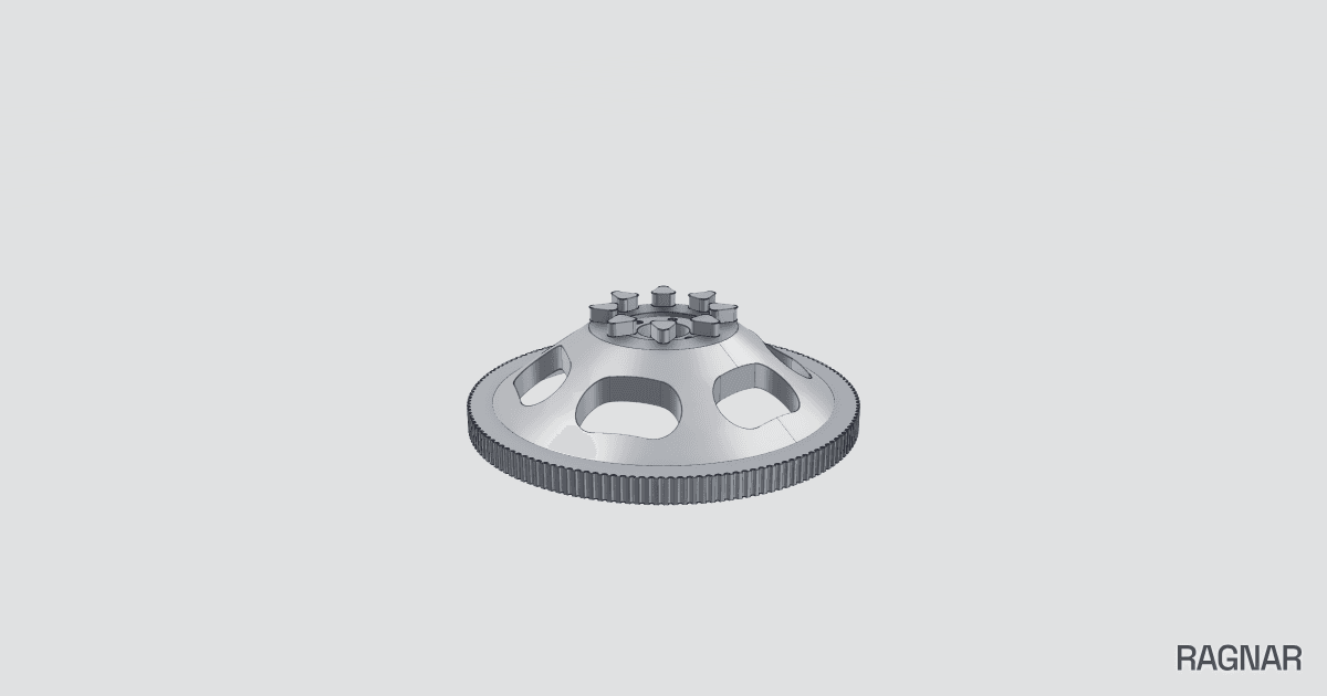 Large timing pulley