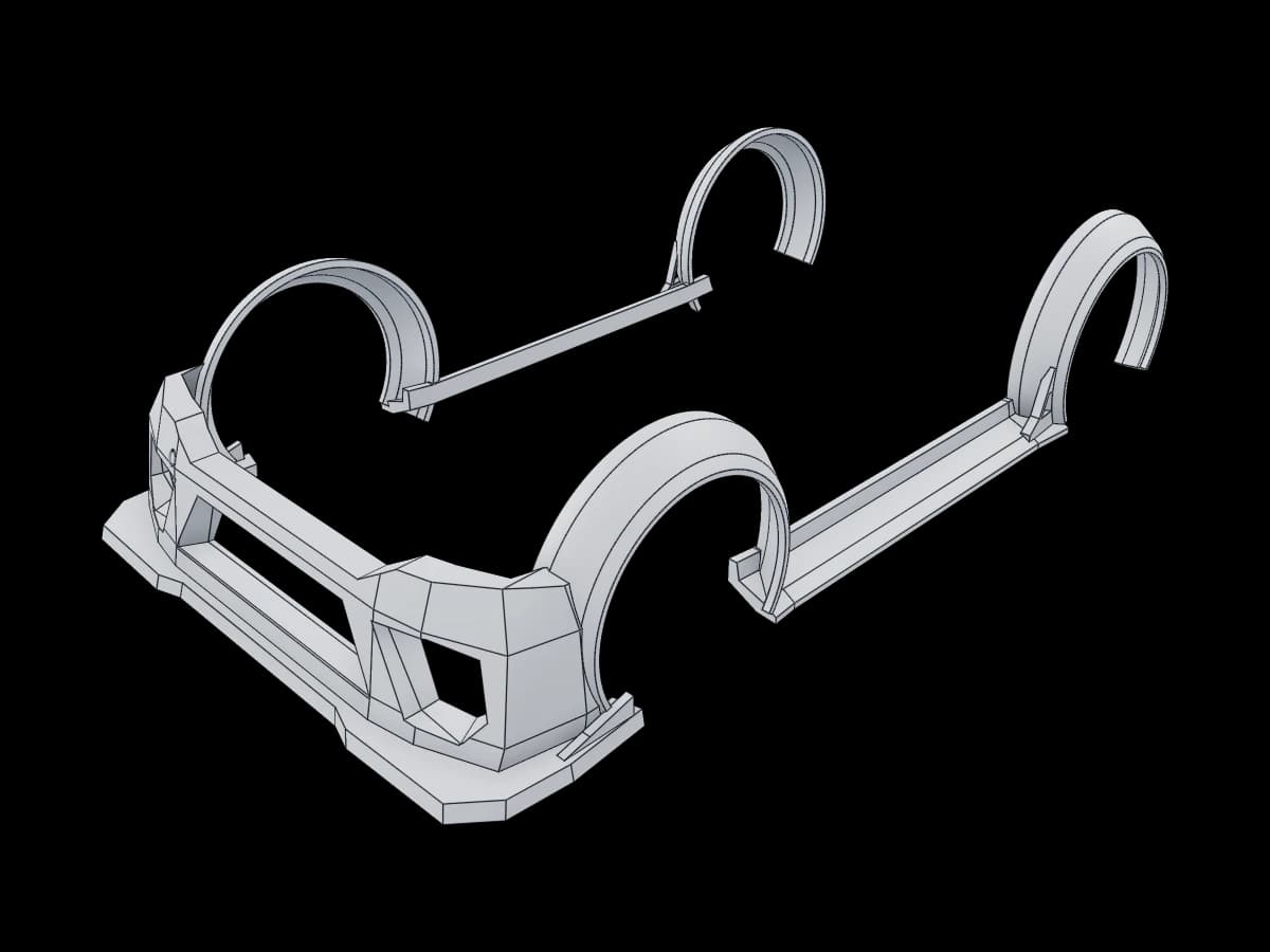 Grey Car Parts