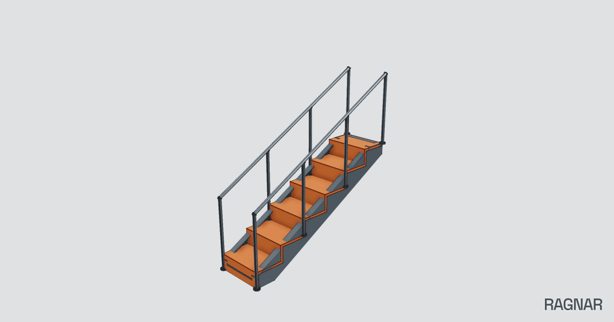 Steel stair frame (remix)